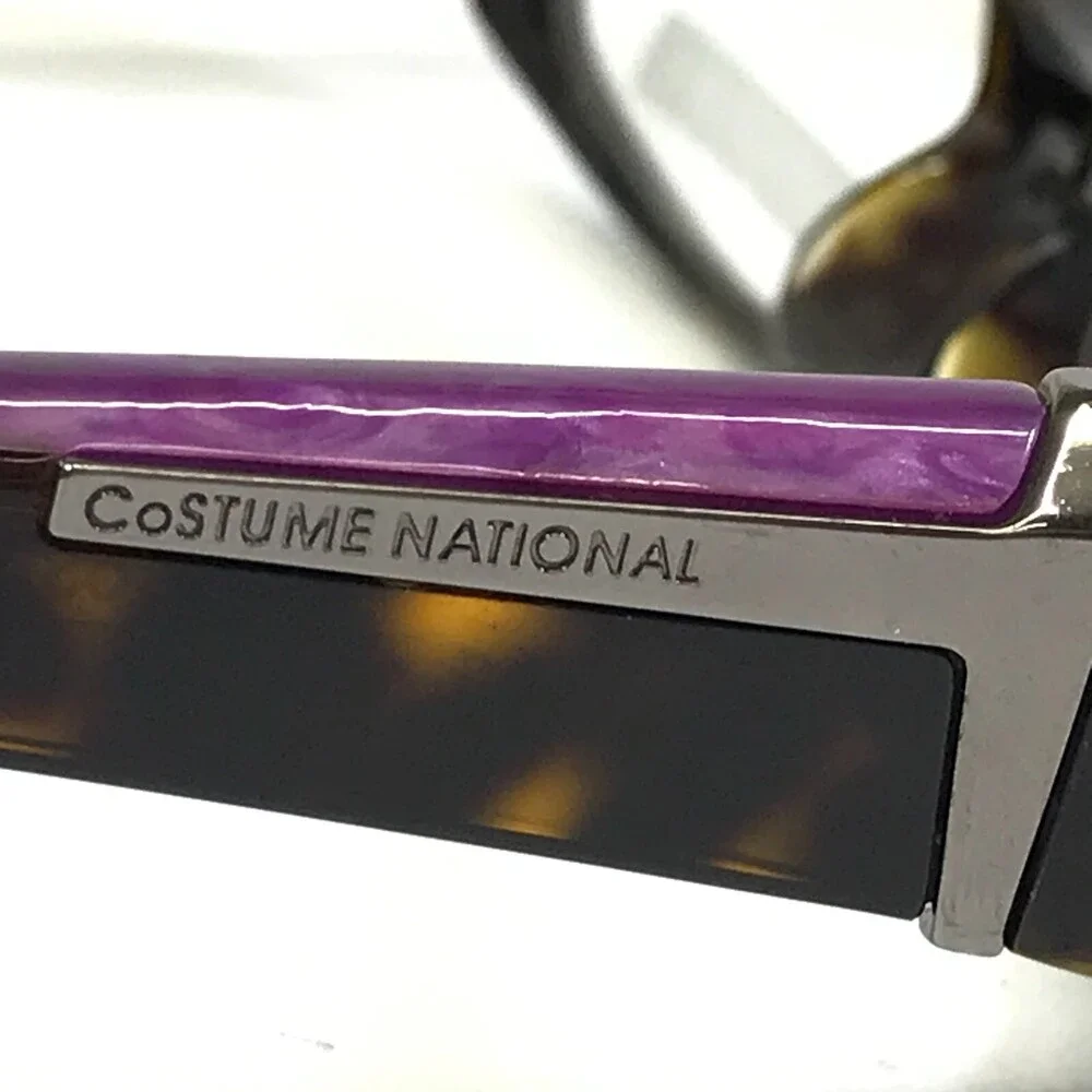 Costume National Eyeglasses Frames CN 2012 04 Purple Tortoise Full Rim 52-15-130